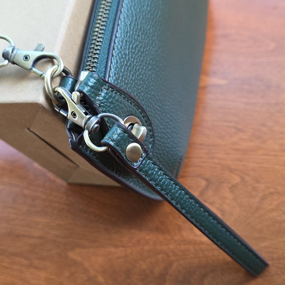 NEW, Joy Susan Hunter Green Turnlock Clutch Convertible Crossbody Bag - Picture 12 of 16